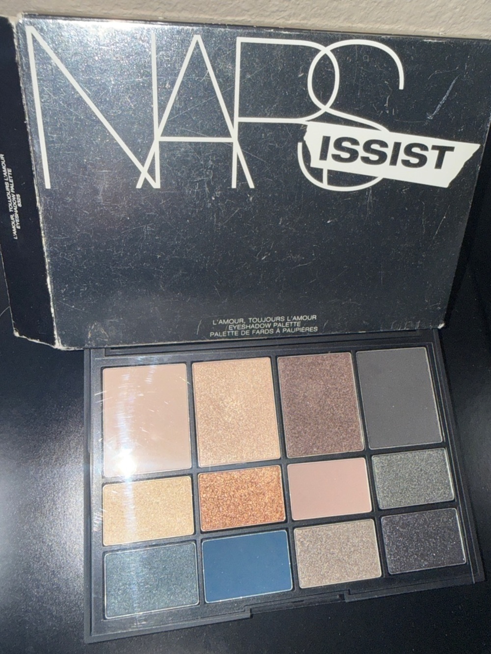 NARS Eyeshadow Palette — Neutral, Gold, Brown, Gray & Blue Shades